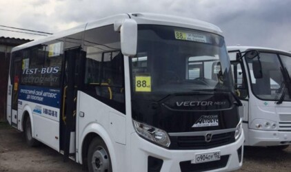 На дороги Рязани вышел первый коммерческий автобус повышенной вместимостью